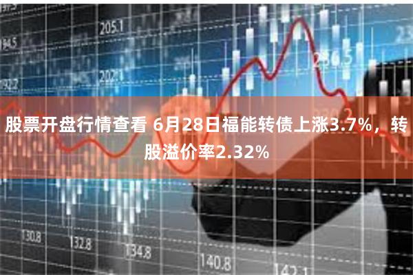 股票开盘行情查看 6月28日福能转债上涨3.7%，转股溢价率2.32%