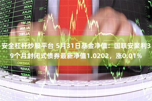 安全杠杆炒股平台 5月31日基金净值：国联安聚利39个月封闭式债券最新净值1.0202，涨0.01%