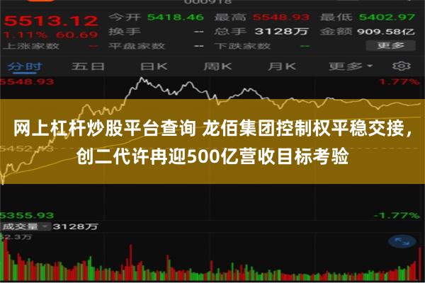 网上杠杆炒股平台查询 龙佰集团控制权平稳交接，创二代许冉迎500亿营收目标考验